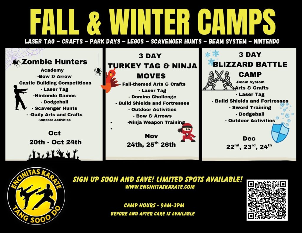 Zombie, Turkey, Blizzard Camps for Fall and Winter